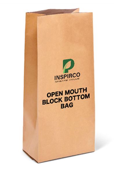PAPER LAMINATED BAG - BLOCK BOTTOM